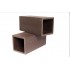 POLIVAN Столб опорный 3D WOOD (100*100), цвет ТЁМНО-КОРИЧНЕВЫЙ